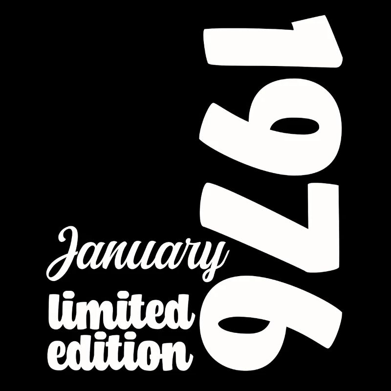 Birthday January 1976 Limited Edition Gift
