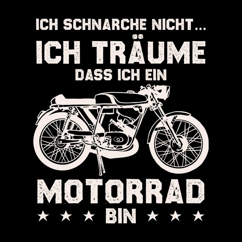 Je rêve que la moto soit vintage imprimée