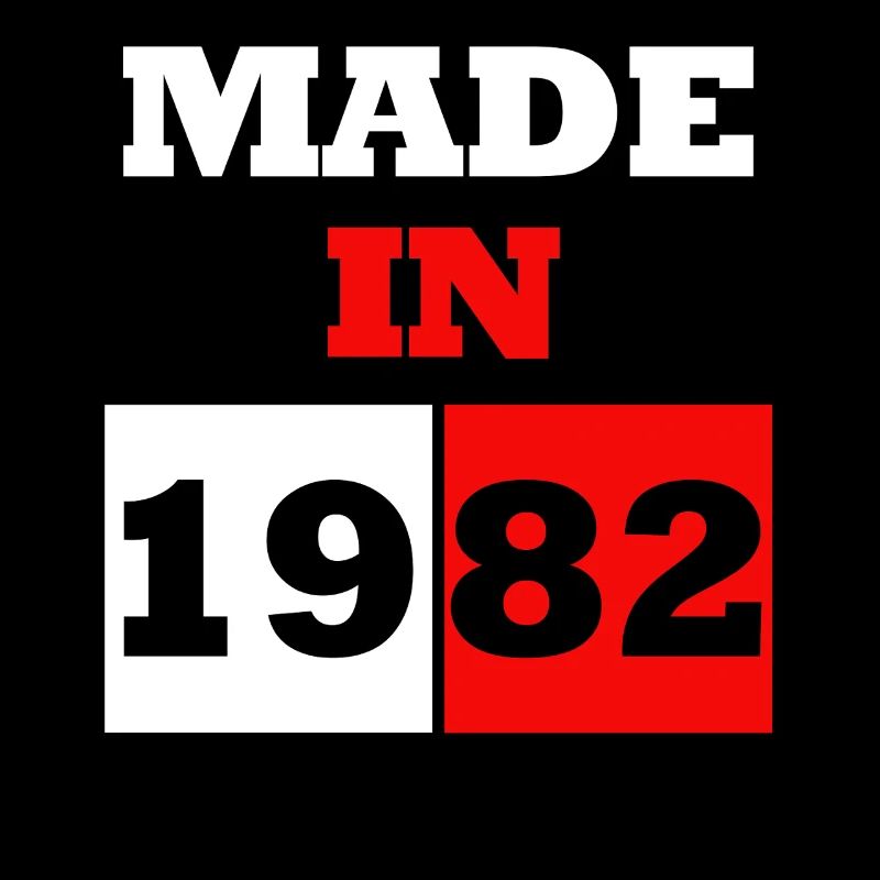 Geburtstag 1982 – Vintage 80er