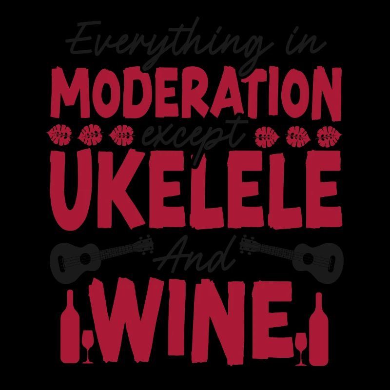 Hawaiian Ukulele Uke Wine