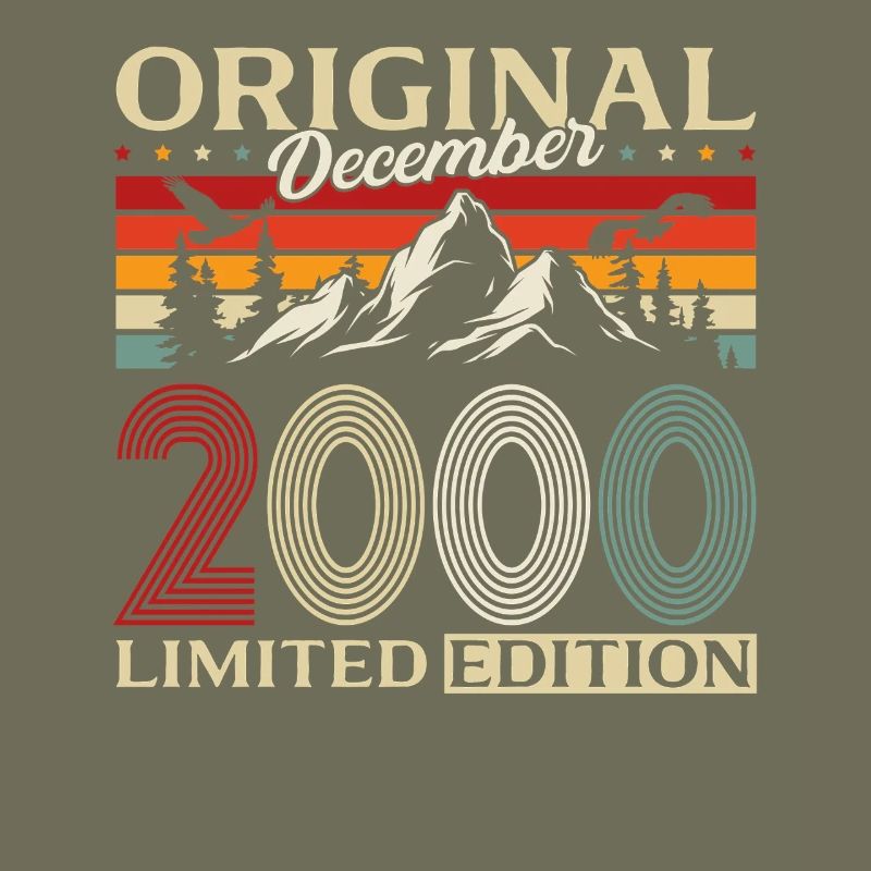 25th Birthday Original December Year 2000