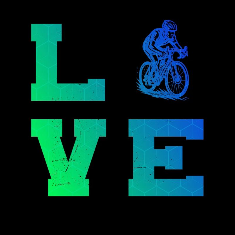 Message clair sur le vélo de route