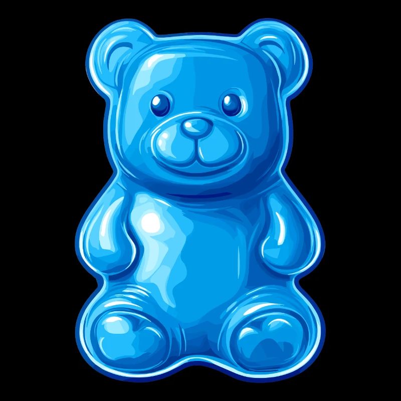 Blauer Teddybär