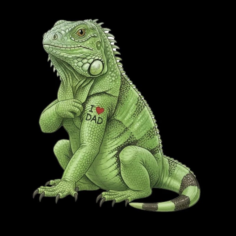 Ich liebe Papa Leguan