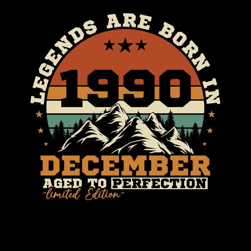 Décembre 1990 Vintage Cadeau D'anniversaire