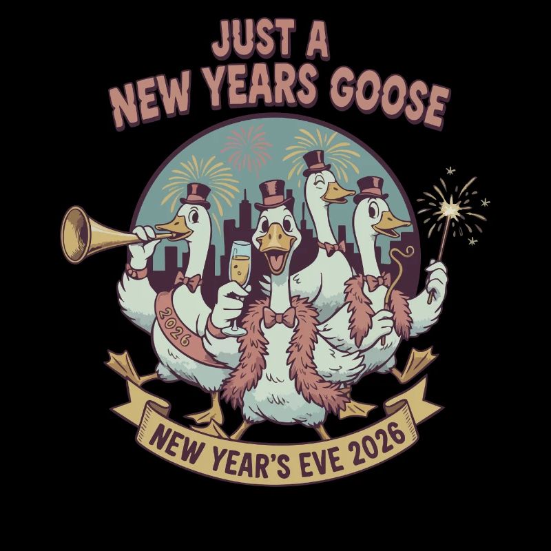 Nur eine Silvestergans Silvester 2026