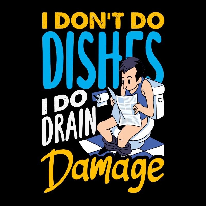 Toilet Clogging Master Funny
