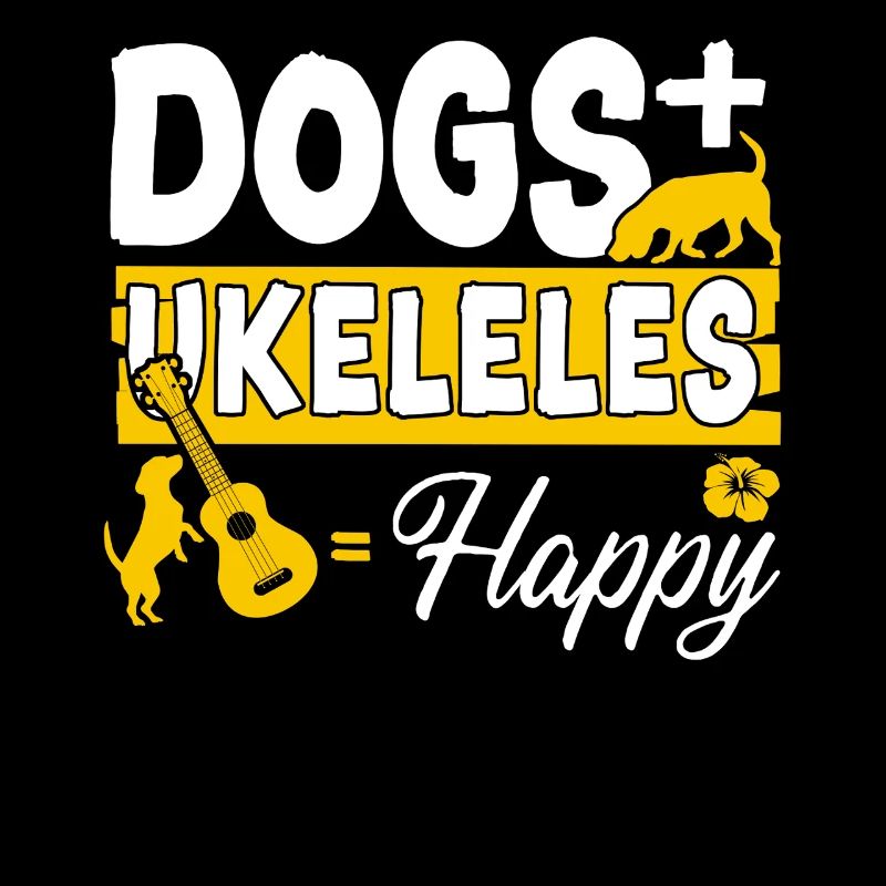 Hawaiian Ukulele Uke Dogs +