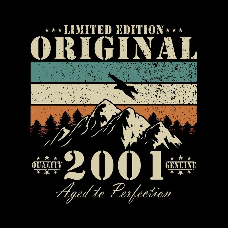 Limitierte Original 2001 Berglandschaft