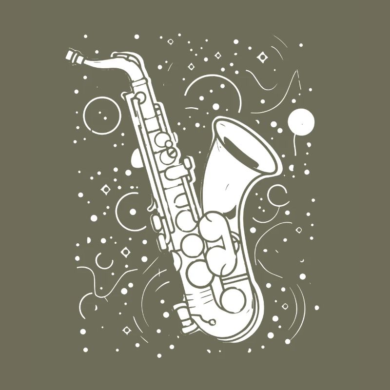 Dessin au saxophone