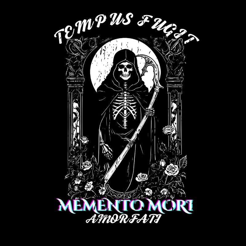 Grim Reaper Tarot Card Memento Mori Skeleton