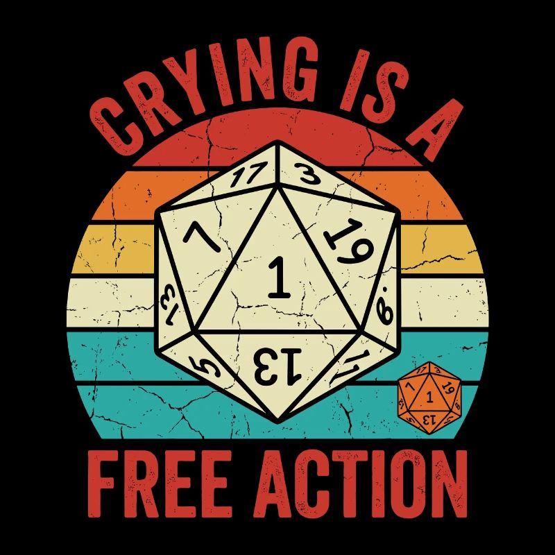 Pleurer est une action gratuite – Conception de jeux de rôle sur table