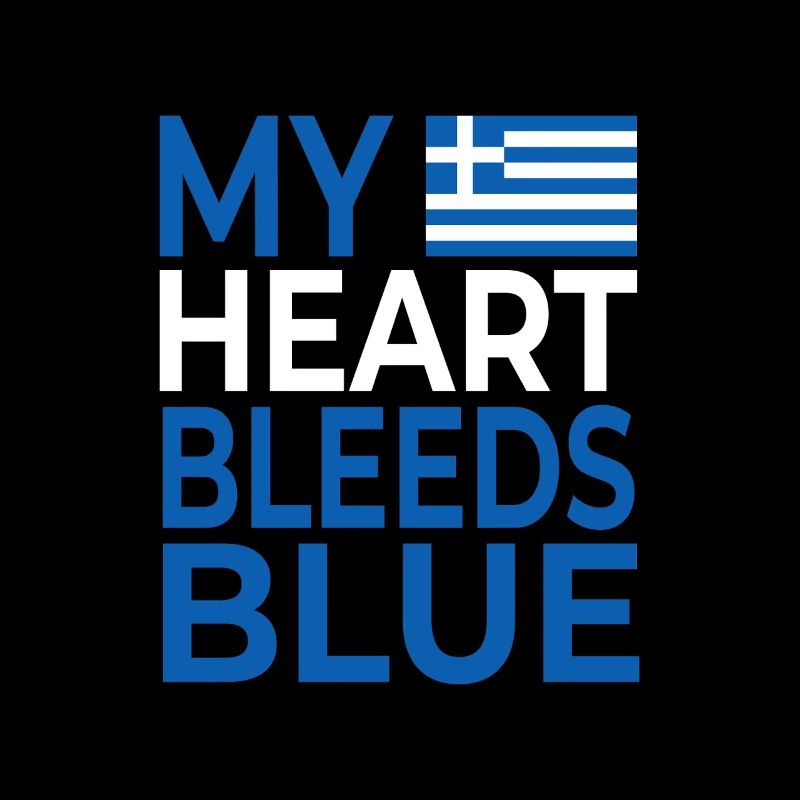 Mon cœur saigne bleu Grèce