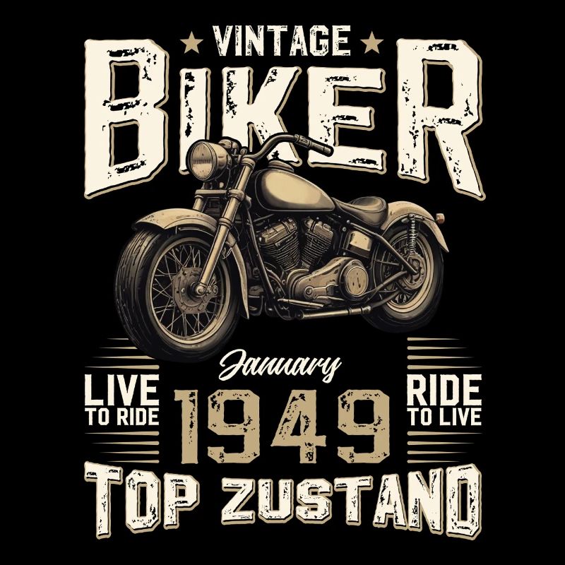 77th Birthday Gift Motorcyclist January 1949
