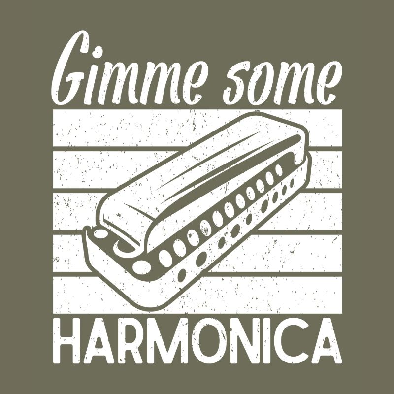 Musicien d’harmonica Donne-moi un peu d’harmonica