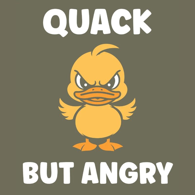 Wütendes Entlein: Quack, aber wütend