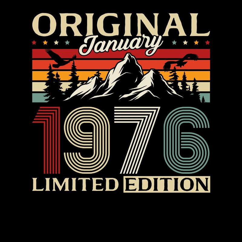 50e anniversaire Original janvier 1976