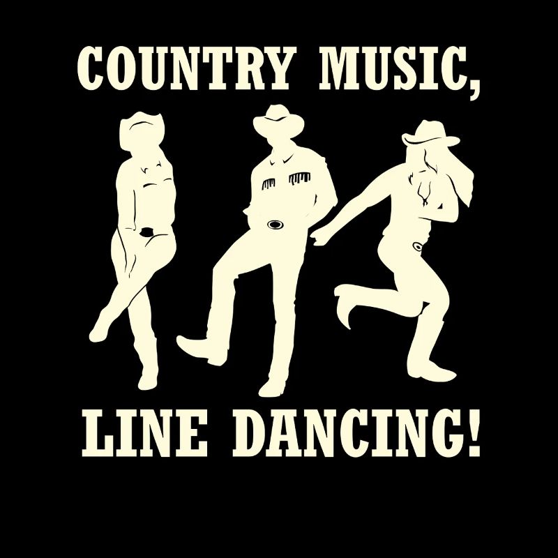 Country Line Dancing Silhouetten