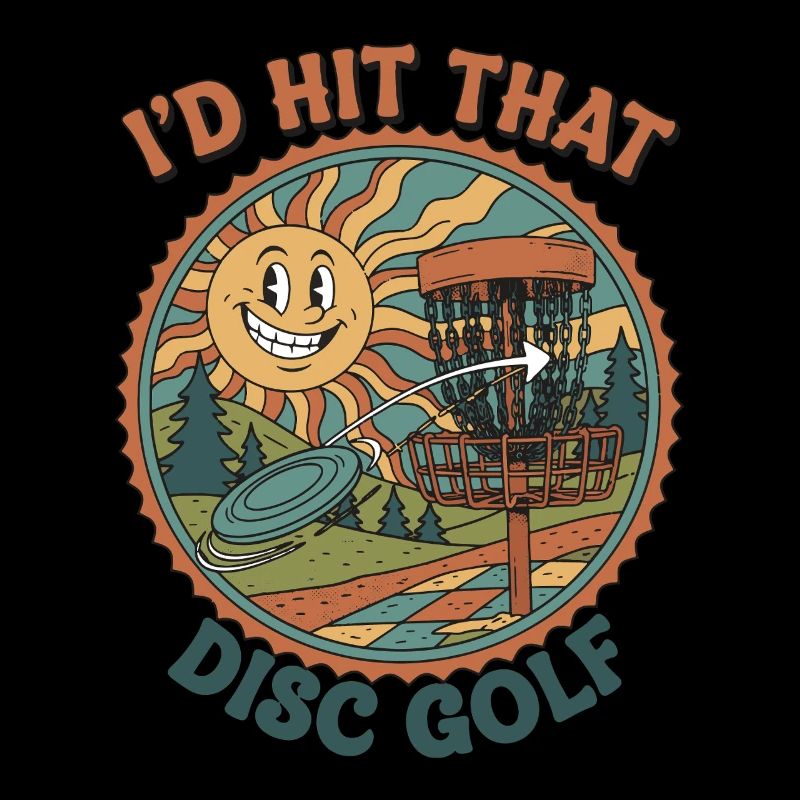 Ich hätte diesen lustigen Discgolf-Discgolfer getroffen, der fliegt.