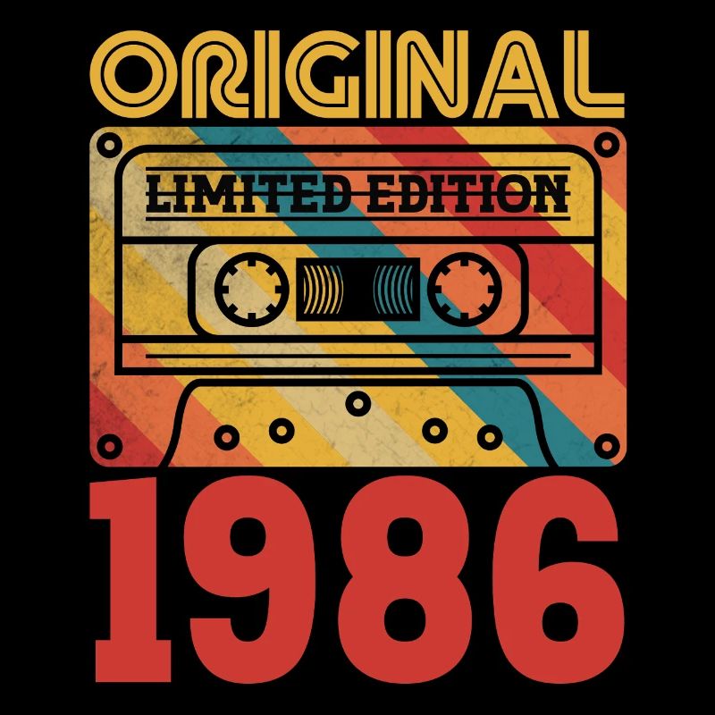 40e Anniversaire 40 ans Original 1986 Vintage