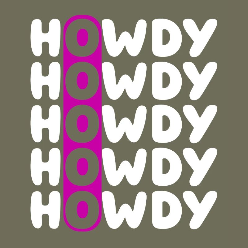 Howdy Repeat O Western Pattern