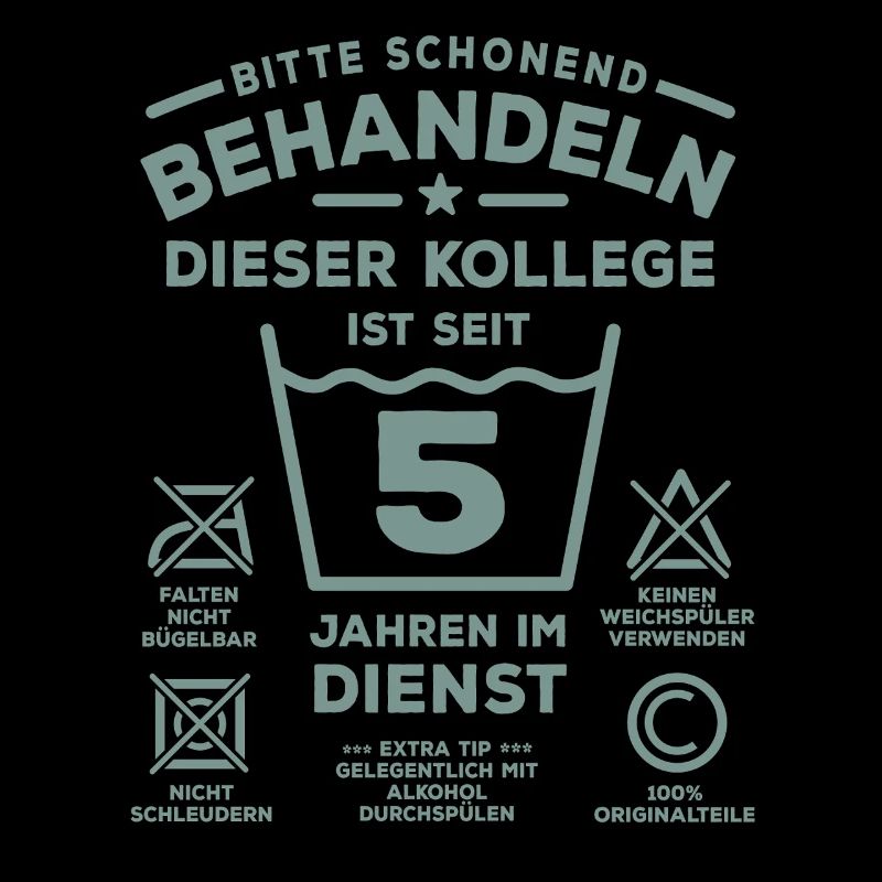 5 ans de service - traite avec douceur - collègue