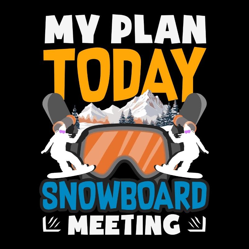 Télésiège de réunion de snowboard snowboard