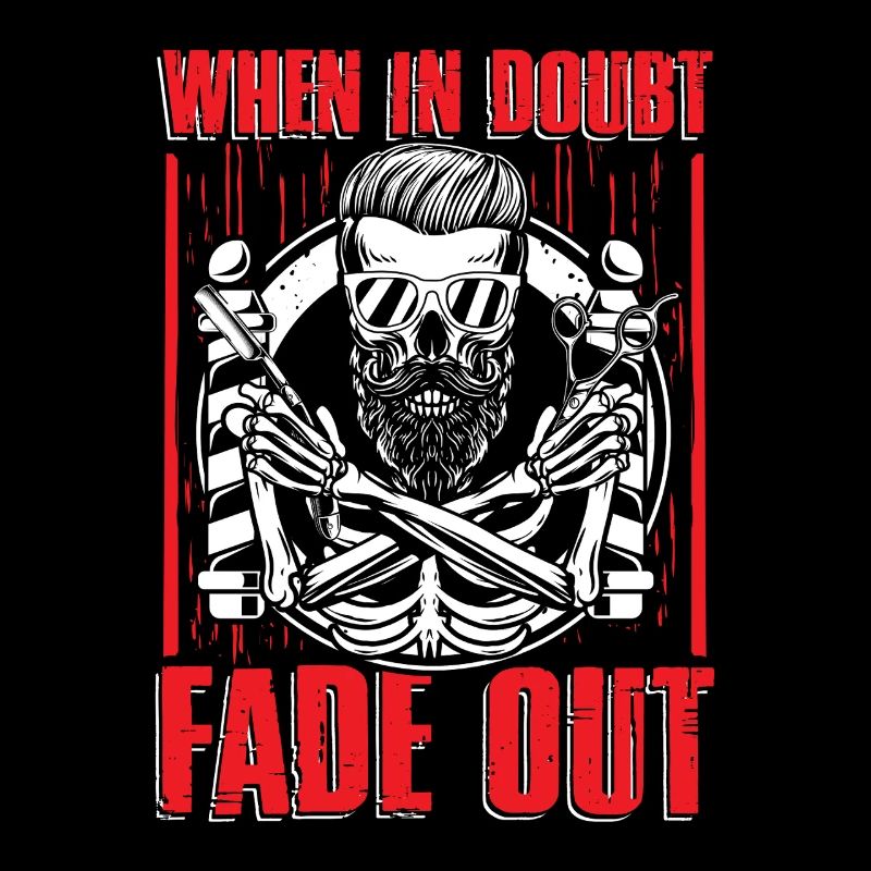 Schädel Fade Out Graphic