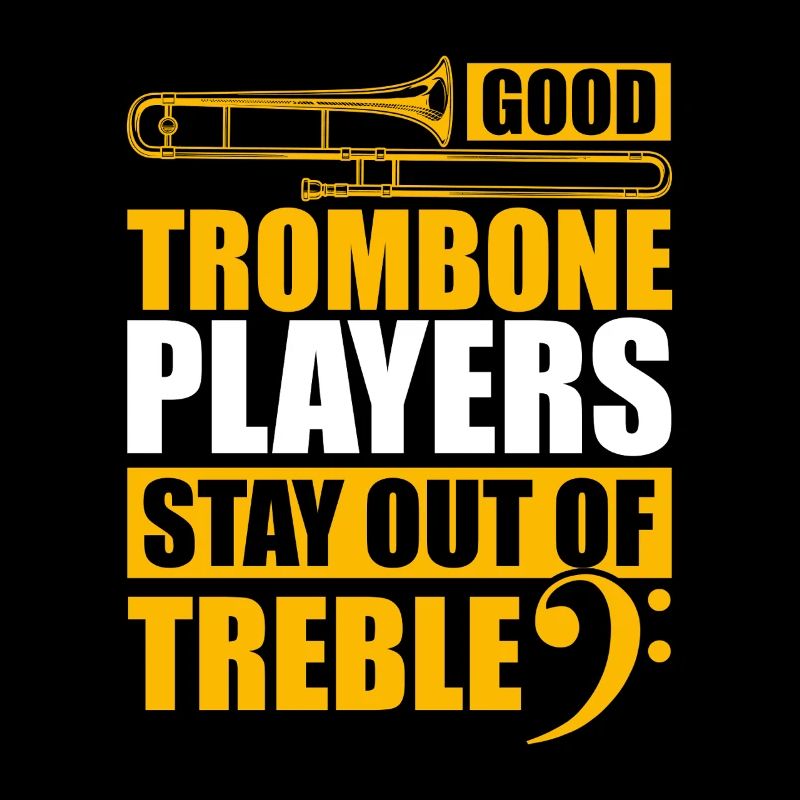 Trombone hors du sol Tromboniste