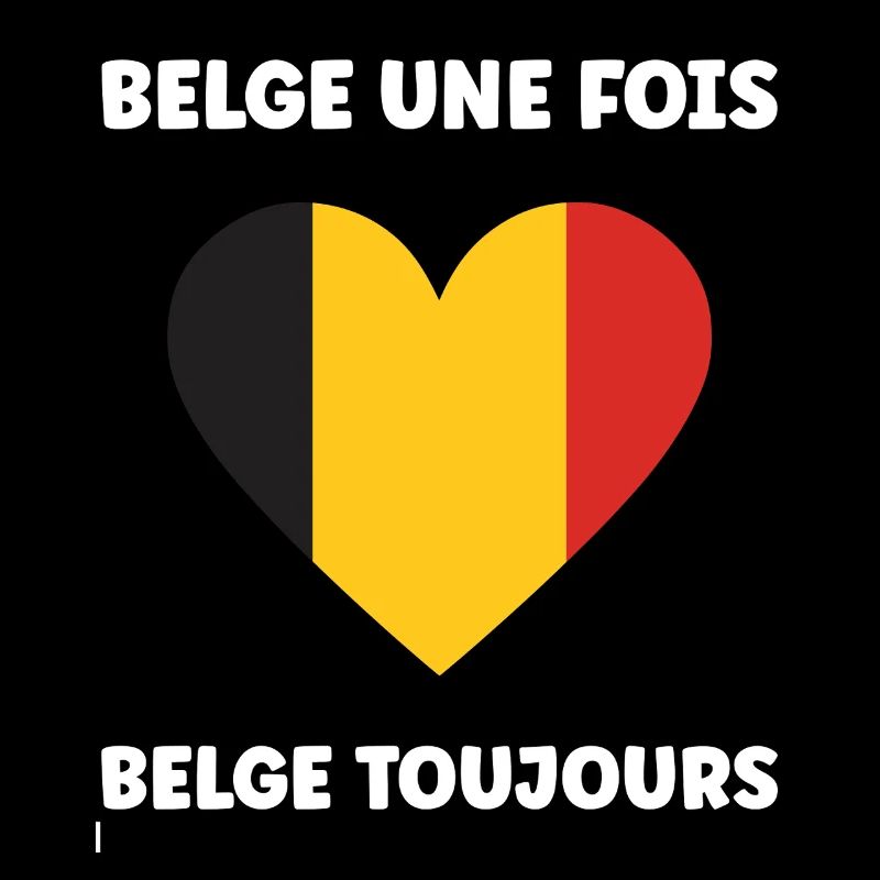 Belgian Heart Tricolor