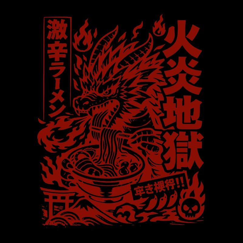 Drachen | Ramen | Nudelsuppe | extra scharf