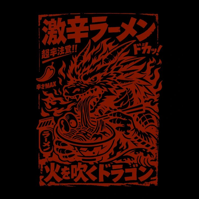 Drachen | Ramen | Nudelsuppe | extra scharf