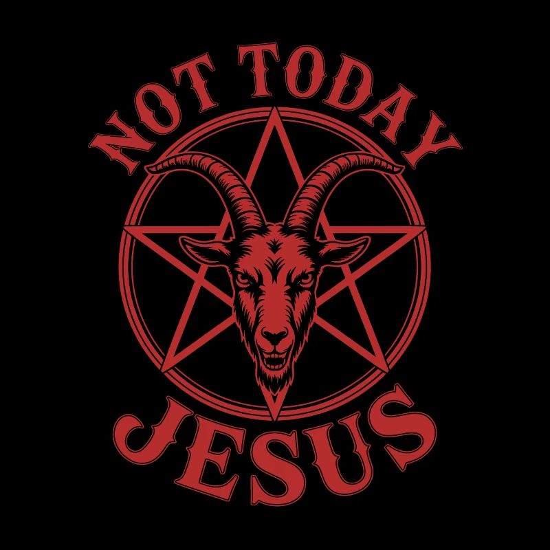 Pentagramme de la chèvre de Jésus pas aujourd’hui
