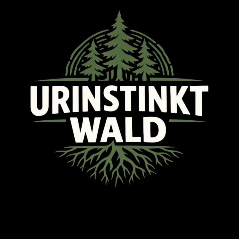Urinstinkt Wald Emblem