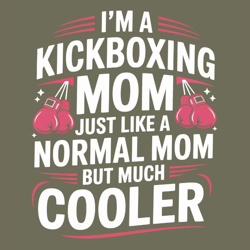 Kickboxing Mutter Motiv