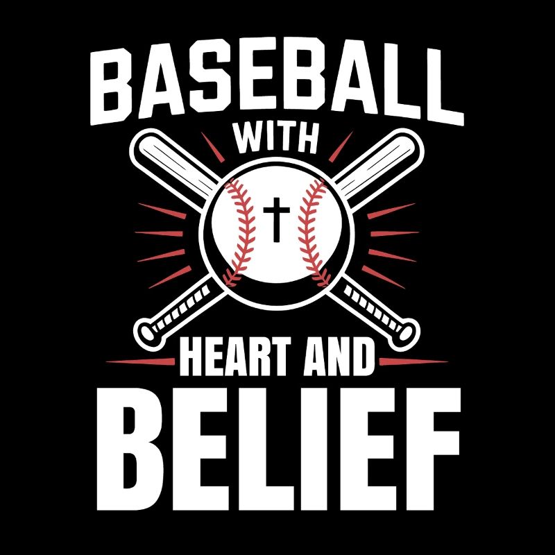 Christlicher Baseballspieler Bibelglaube Jesus Christus