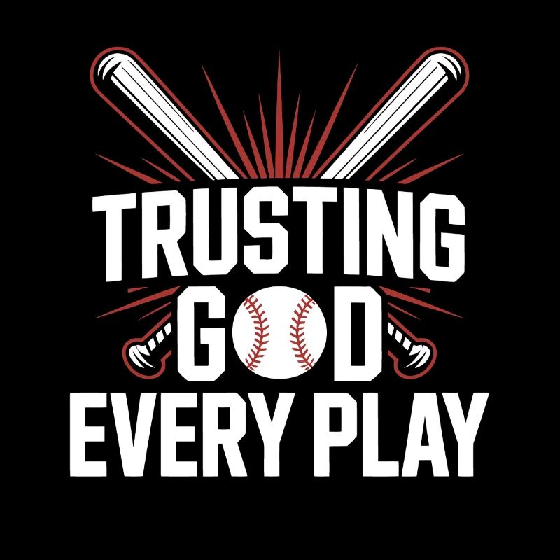 Christlicher Baseballspieler Bibelglaube Jesus Christus