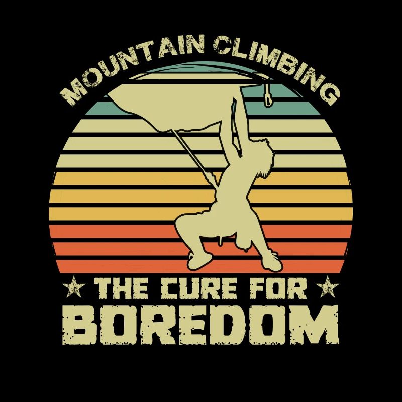 Mountaineering against boredom