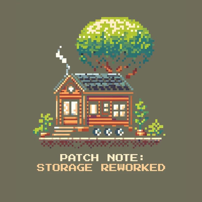 Storage space revised | Tiny House Order