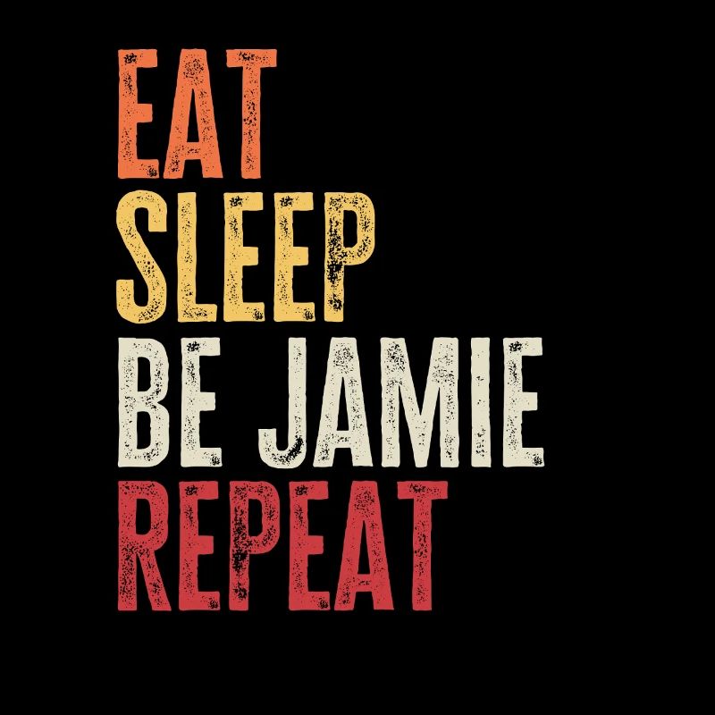 Mange, dors, sois Jamie, répète le nom rétro