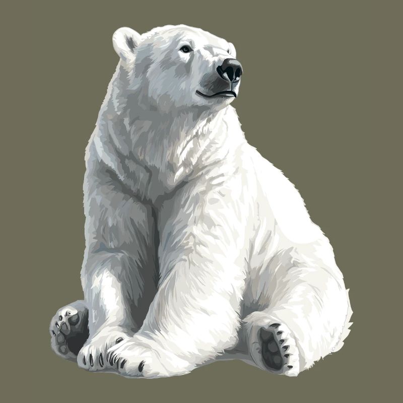 Polar Bär Illustration Eislicht
