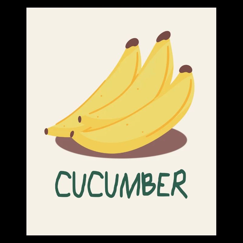 Concombre Banana – Jeu de mots amusant
