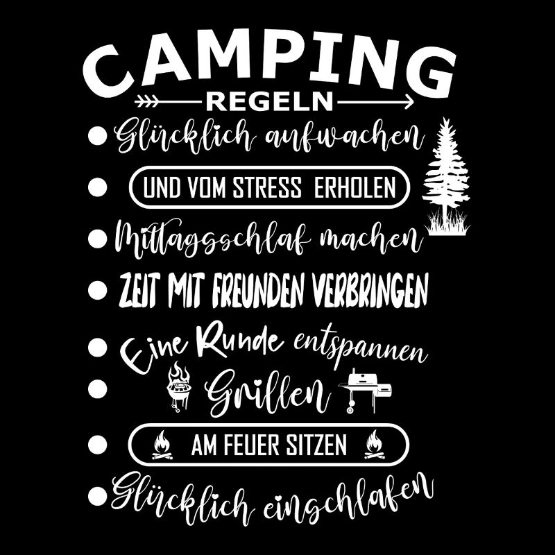 Real Camping Rules Outdoor Adventure