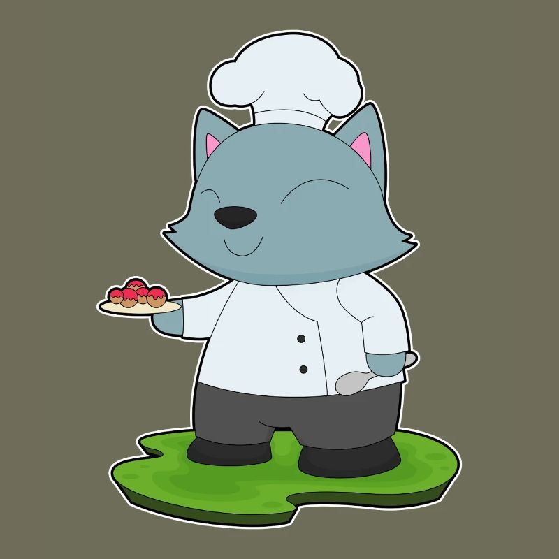 Cat Chef Pastry Cooking
