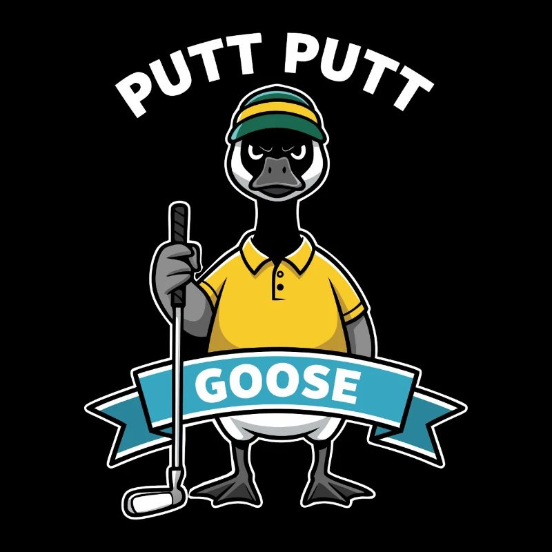Oie drôle de golf