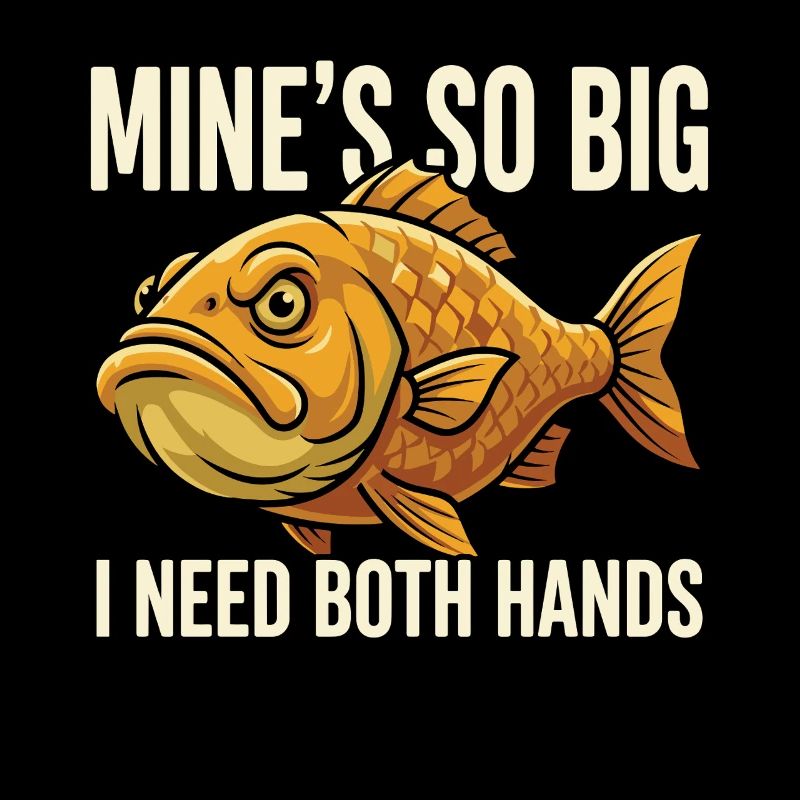 Funny Angler Saying Motif