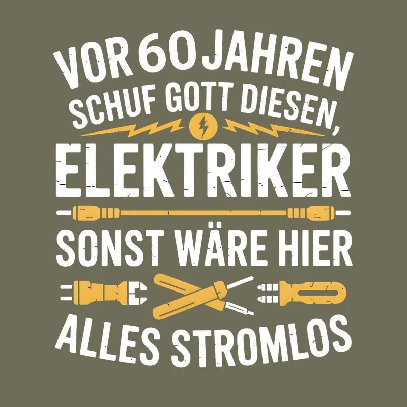 Elektroniker 60 Geburtstag Strom Elektriker