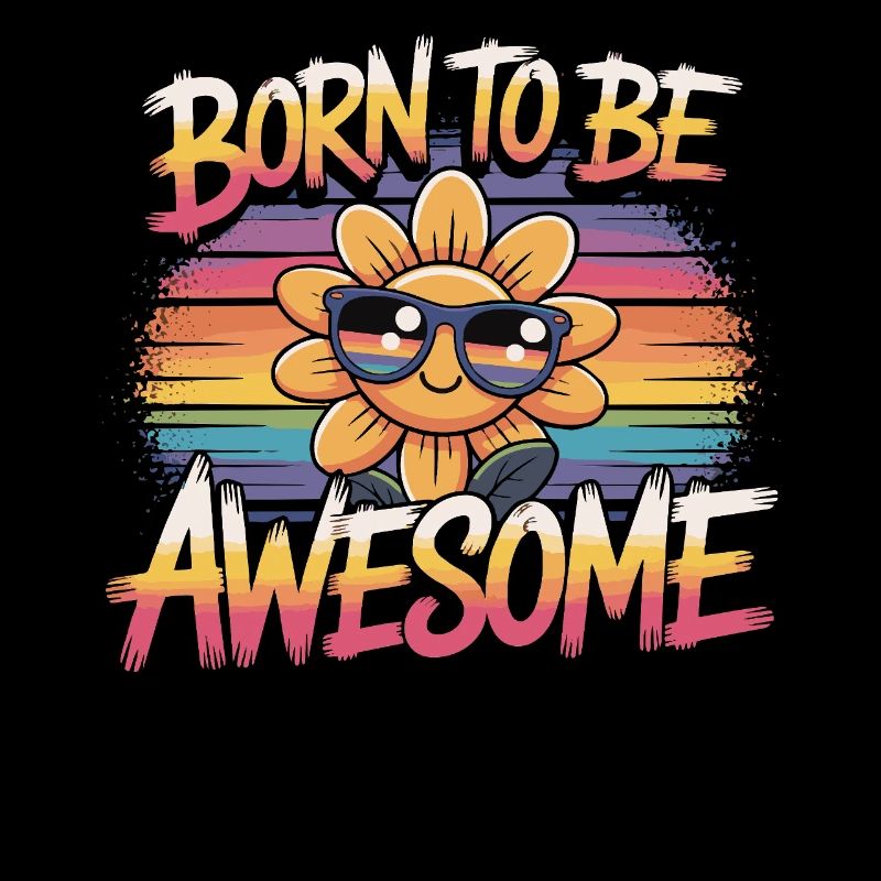 Born To Be Awesome - Blume Retro