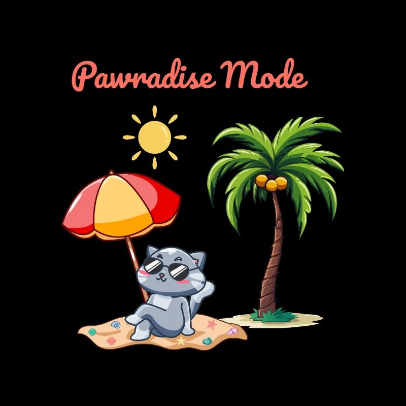 Mode Pawradise – Ambiances de plage de chats d’été