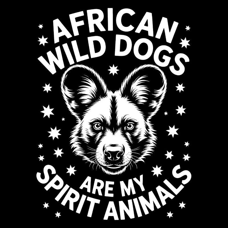 Afrikanischer Wildhund Sprüche Lustiges Geschenk